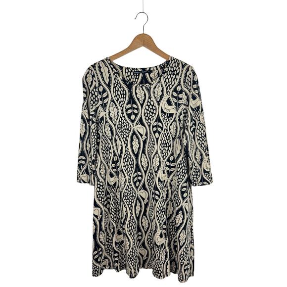 Gudrun Sjoden Dresses & Skirts - Gudrun Sjödén Bird & Leaf Print Swing Dress